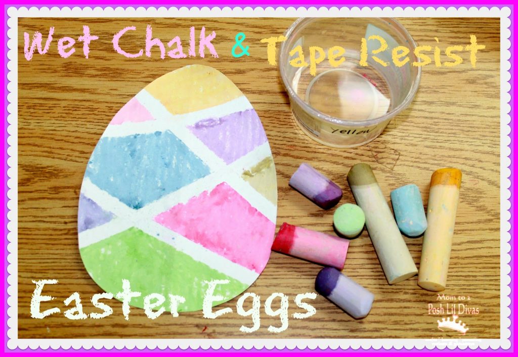 Excellence Matters Easter chalk egg craft